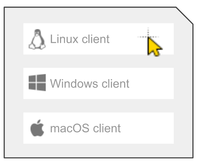 Download the client agent